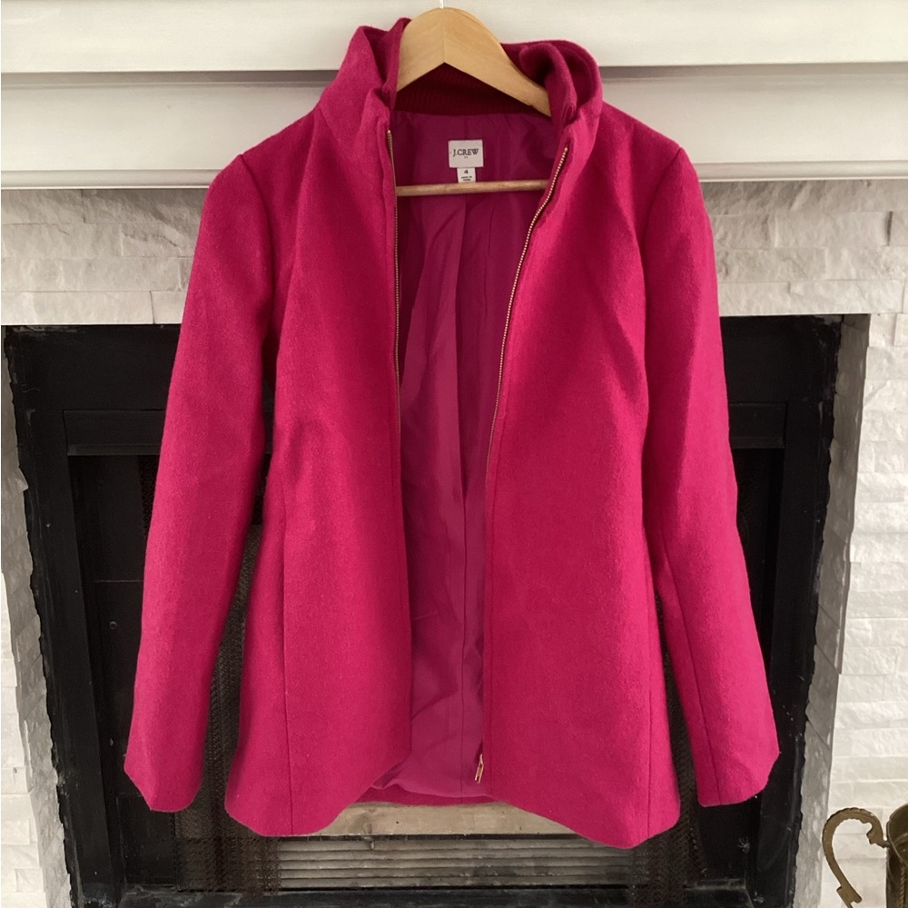 J Crew Wool Blend Coat